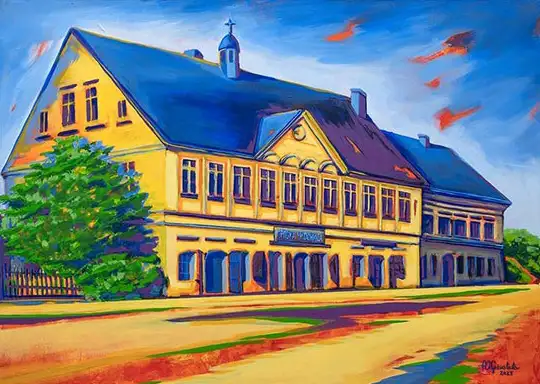 slika gradiska srpska skola slikara autora aleksandra obrenovica